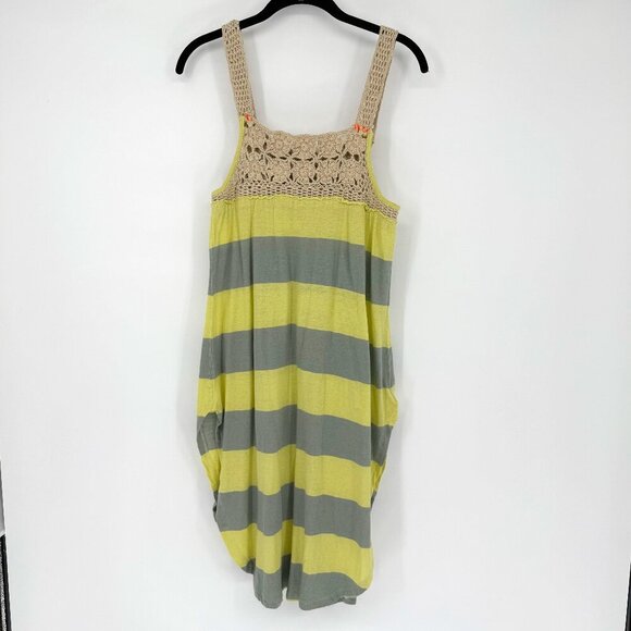 We The Free Free People NWT Luca Striped Croched Tank Dress Size XS Stripe Beach - Picture 1 of 8